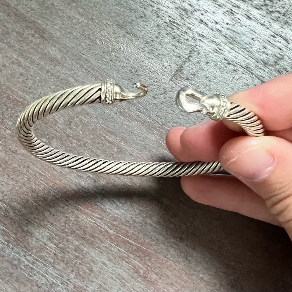 David Yurman Buckle Bracelet With Diamonds View 5